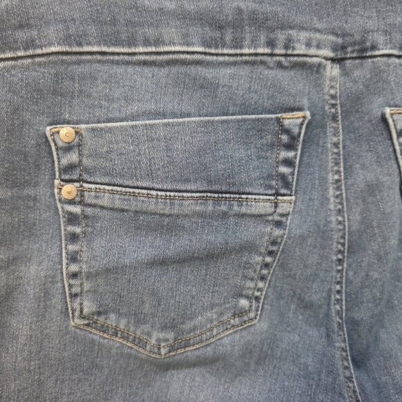 Rock & Republic Pull-On Cropped Jeans | Size 16 | Stretch Denim Blue Jeggings - Picture 15 of 15